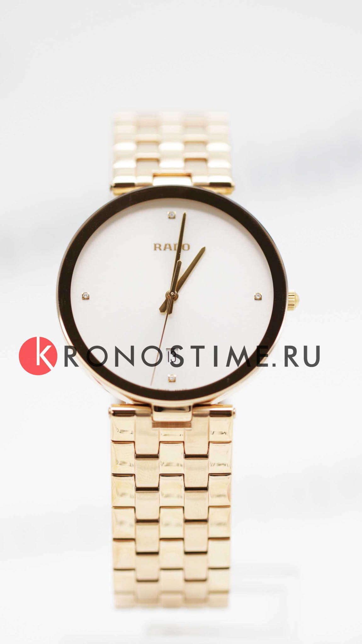 Оригинальные часы Rado Rado Florence Diamonds R48869734 кварцевые калибр механизма eta 955.112 общий вид